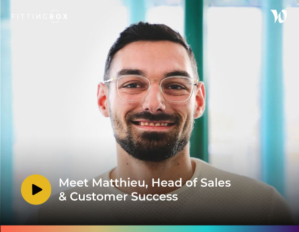 A talented team: meet Matthieu, Head of Sales & Customer Success